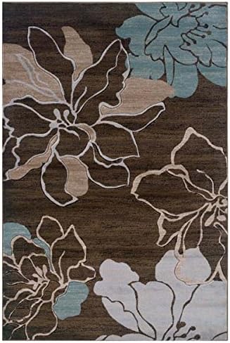 Linon Milan Collection, 1.10 x 2.10, Brown