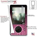 Microsoft ® Zune TM (Original 30 gig) Skin Fire Pink On Black WraptorSkinz TM Kit by TuneTattooz TM