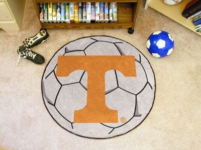 Buy Tennessee Volunteers NCAA Soccer Ball Round Floor Mat (29) by Fan Mats