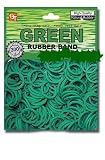 : color rubber band GREEN pony tail holder braid hair