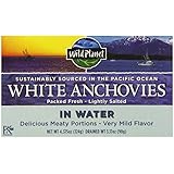 Wild Planet Wild Anchovies in Water,  4.375 Ounce (Pack of 12)
