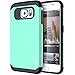 Galaxy S6 Case, AOYI [Armor Series] Dual Layer (PC+TPU) 2 in 1 Protective case for Samsung Galaxy S6 (Does NOT fit Galaxy S5 S4 S3) (Mint)