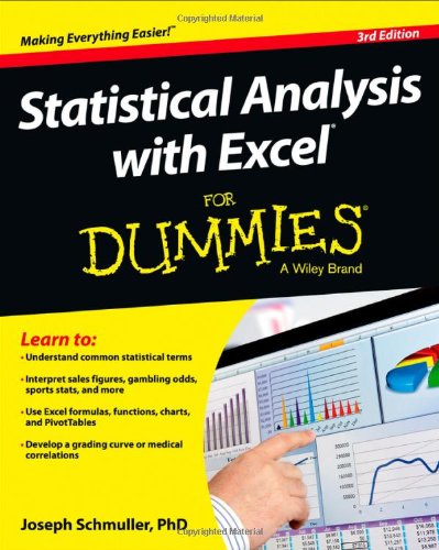 Statistical Analysis with Excel For Dummies