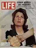 "German Measles And Pregnancy: Expectant Mother Gets Blood Test For Measles" ..... 1965 LIFE Magazine Cover, A2155 *** THIS IS A COVER ONLY / NOT A MAGAZINE ***