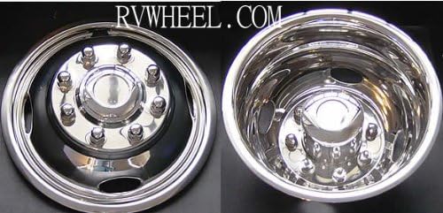2005-2015 Ford F350 Dually 17" Wheel Simulators Liners Stainless Steel Bolt On