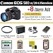 Canon EOS 50D 15.1MP W /28-135mm Zoom Lens Digital SLR Camera 2807B005 + 8GB Memory + 3 Piece Filter Kit + Extra BP511 Battery + Pro Hard Case & ButterflyPhoto Package