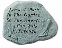 KayBerry Cast Stone Garden Accent Stone Leave a Path in the Garden 69220