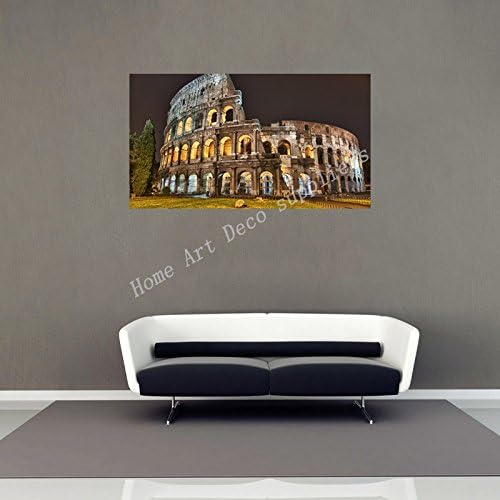 Modern Home Decoration Colosseum Architecture HDR Landscape Photography Wallpaper Waterproof Back Glue Paper Poster WFJ153