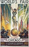 WORLD'S FAIR CHICAGO ILLINOIS 1833 1933 A CENTURY OF PROGRESS
VINTAGE POSTER REPRO