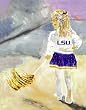LSU Painting - My LSU Girl