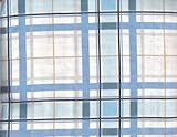 Croscill Home 100% Cotton Flannel Blue Plaid Full or Queen Duvet Cover Set