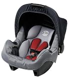 Nania Beone Car Seat Group 0 'Graphite' (Black and Grey Orange Strap)