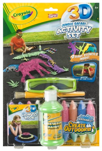 Childrens Toyshop  Third Party New : Crayola 3-D Activity Kit Jungle Safari