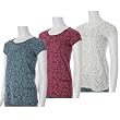 Aeropostale Juniors Short Sleeve Floral Print Top