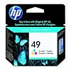 HP 49 Tri-Color Ink Cartridge in Retail Packaging