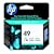 Original HP 49 Tri-color Ink Cartridge in Retail Packaging