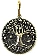 Solid Bronze Celtic Tree Of Life Pendant Pagan