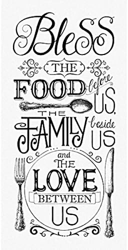 Bless the Food By Deb Strain - 18 x 36 Premium Gallery Stretched Canvas Ready to Hang