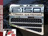 2004 2005 2006 2007 2008 Ford F-150 Chrome Fender Vent Black Mesh Overlay by TFP