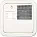 White Flush-Mount Radius Corner Access Door with Frame for 4 6 gallon models.