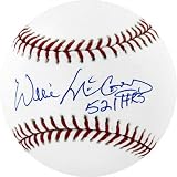Willie McCovey Autographed Baseball with 521 HRs Inscription