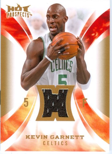 2008 HOT Prospects Authentic Kevin Garnett Game Worn Jersey Card