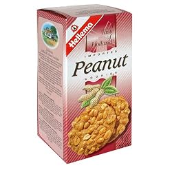 Hellema Taste of Holland Cookies, Peanut, 7-Ounce Packages (Pack of 12)