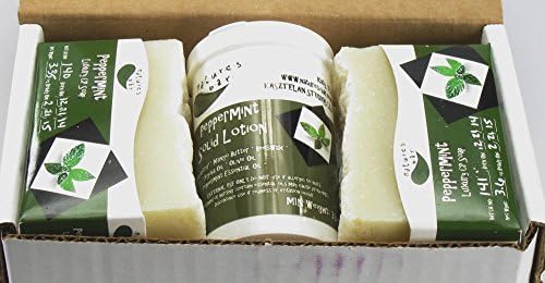 Handmade Peppermint Soap &amp; Lotion Gift Sets