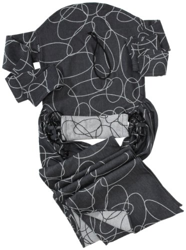 Didymos 46080 - DidyTai, Modell Ellipsen schwarz/weiss