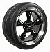 (4) DEEP DISH BLACK FORD MUSTANG 18 INCH BULLITT WHEELS RIMS WITH TIRES