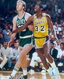 Larry Bird and Magic Johnson Officially Licensed Photo - Choose Your Size and Framing Options