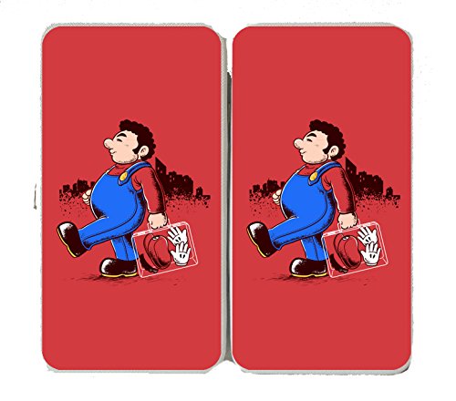 “Behind The Scene” Funny Fat Plumber Video Game Parody – Taiga Hinge Wallet Clutch
