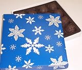 Gourmet Food : Scott's Cakes Chocolate Macadamia Nut Fudge Truffles 1 lb.Snowflake Box