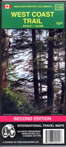 City Travel Guides Discounted  Livres : Carte routière : West Coast Trail