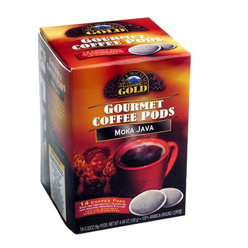 Black Mountain Gold Gourmet Coffee Pods - Moka Java - 28-pc