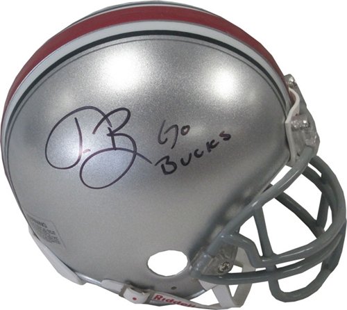 Terrelle Pryor Autographed/Hand Signed Ohio State University Buckeyes Mini Helmet