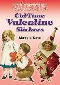 Glitter Old-Time Valentine Stickers (Glitter)