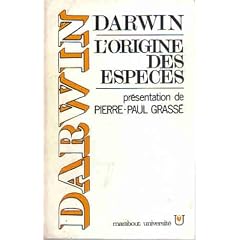 L'origine des esp�ces au moyen de la s�lection naturelle