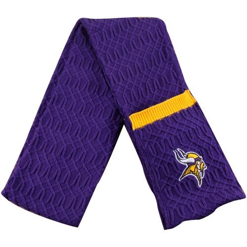 Reebok Minnesota Vikings Ladies Purple Knit Scarf w/Pockets