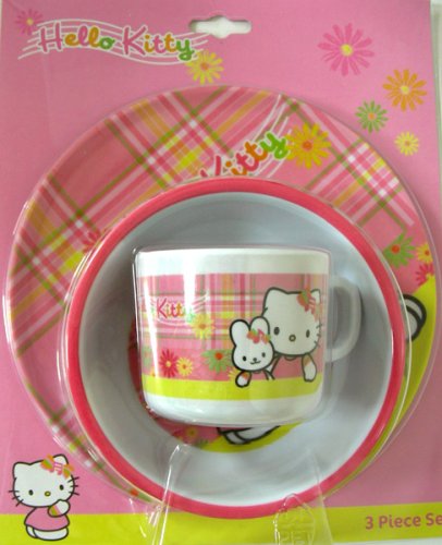 Sanrio Hello Kitty Dinnerware set (3 pcs set)