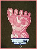 Pink Shaped Toe Foot Bathroom Rug Mat