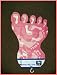 Pink Shaped Toe Foot Bathroom Rug Mat