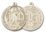 14kt Gold St. Benedict Medal