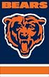 Chicago Bears Applique Banner Flag