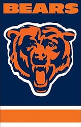 Chicago Bears Applique Banner Flag