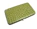 Crocodile Design Flat Wallet with Matching Removable Checkbook Holders Choice of Colors