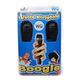 Wii Karaoke Microphones (2) - Use with Singing Games like Boogie and High S ....