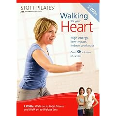 Stott Pilates Walking for Your Heart, 2 DVD Set