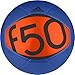adidas Performance F50 X-ite II Soccer Ball, Power Blue/Warning Orange/Black, 4