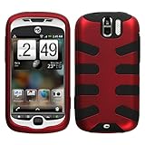 Fishbone Design Hybrid Hard/Gel Phone Cover Protector Case for T-Mobile HTC ....